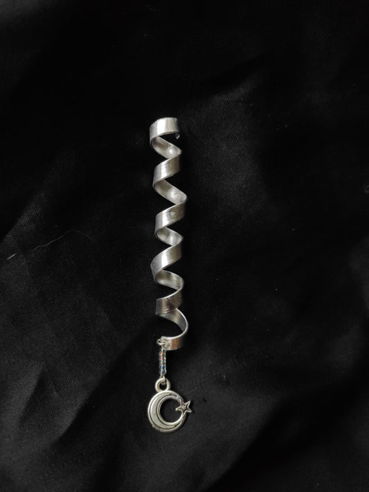 "Silver Moon" Haarspirale